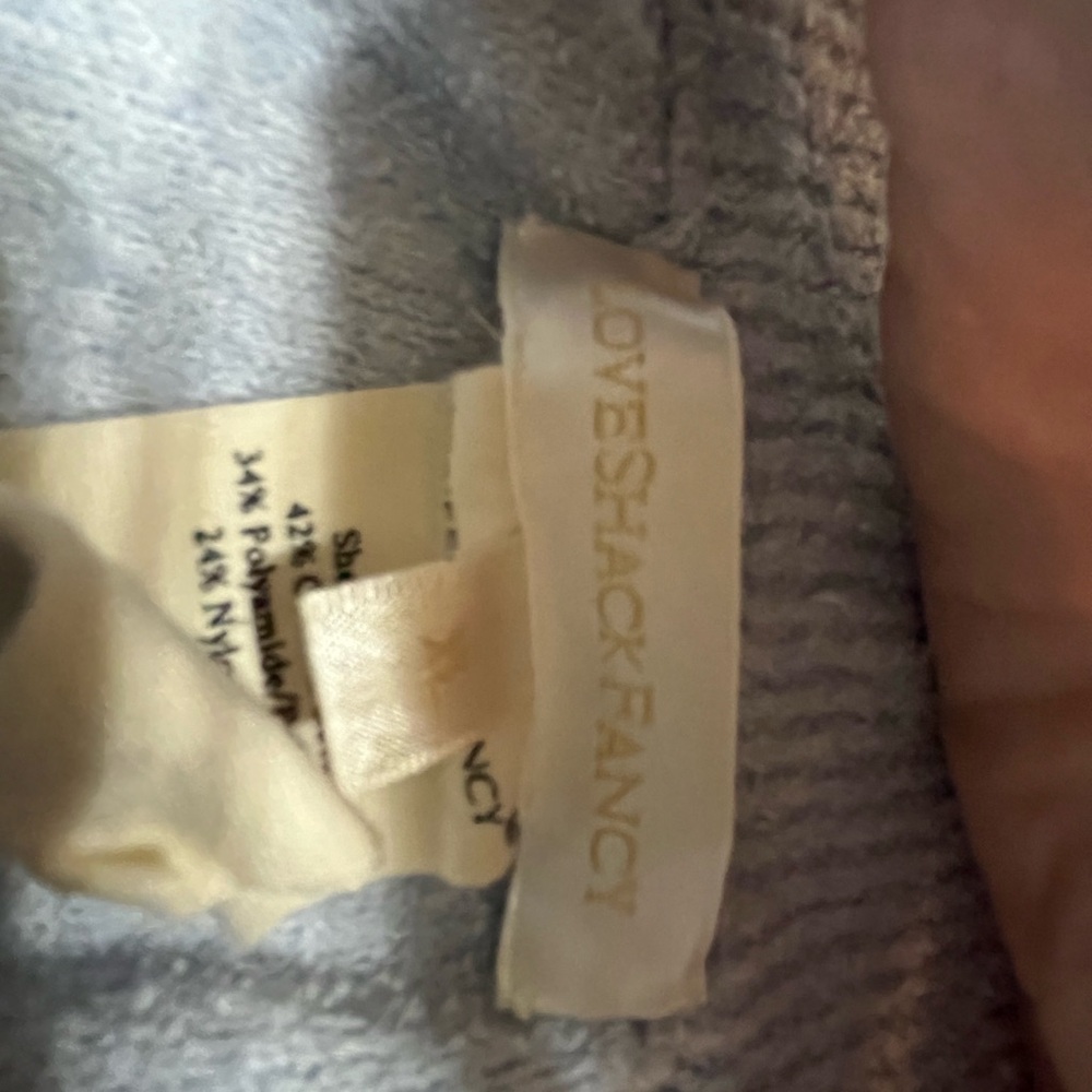 Loveshackfancy Blue Joggers With Patterned Trim - image 7